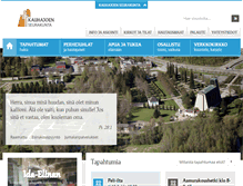 Tablet Screenshot of kauhajoenseurakunta.fi